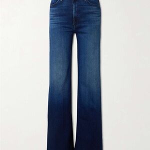 MOTHER Deep Blue Wide Leg Jeans